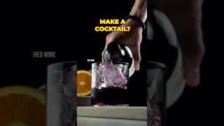 Red wine  cocktail - COKE? #shorts #cocktail #redwine