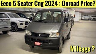 All New Maruti Eeco 5 Seater Cng 2024 : Detailed Walkaround Review: Mileage ? Onroad Price ?