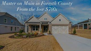 Stunning Master on Main Living in Forsyth County, GA