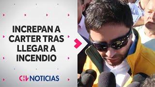 "ES RIDÍCULO": Alcalde Carter respondió tras teoría por incendio en Campamento Dignidad