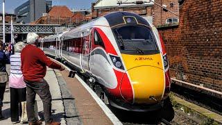 BRAND NEW! LNER class 800 'Azuma' - Hitachi | First Day of Passenger Service! 15/05/2019