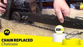 How to Fit a Replacement Chainsaw Chain