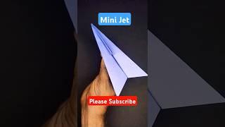 Mini Paper jet Demo | #youtubeshorts #plane #shorts #paperplane