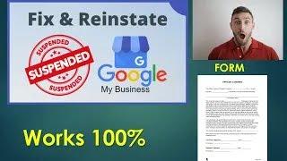 Google my business suspended due to quality issues and  How to Reintate goolge my bussiness