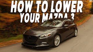 How to install lowering springs - 3rd gen Mazda 3 2014-2018 [FR/QC]