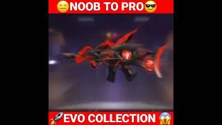 NOOB TO PRO EVO COLLECTION ️ || #freefire #shorts #short #kasiff