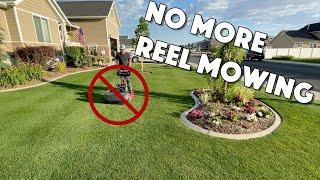 I STOPPED Reel Mowing My Lawn!