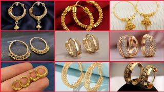 trandy gold Bali design 2025 || New Bali earrings designs