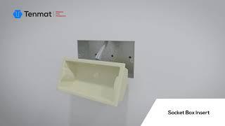 Tenmat Socket Box Insert - Passive Fire Protection