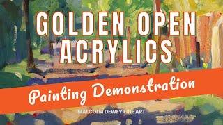 Exploring Golden Open Acrylics: Can They Replace Oils for Impressionist Landscapes?