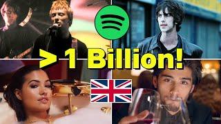 Every British Song On Spotify With Over A Billion Streams! (164 Songs)