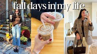 productive fall days in my life | office tour, cooking with my boyfriend & fall fashion 