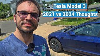 Tesla Model 3 2021 Long Range vs 2024 | Thoughts and Comparison To Someone Who Has Driven Both!