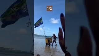 Crazy Funny Transvestite in the beach in Brazil