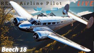 Off Grid Hardcore Backwoods Flying | Twin Beech | Real Airline? Pilot | #msfs2024 #msfs2020 #beech18