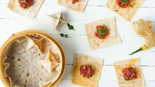 Recipe : Chinese beef ravioli (steamed wonton)