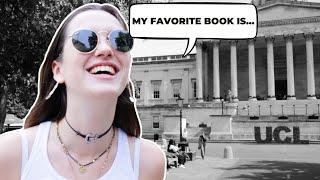 What Is Your Favorite Book? | UNIVERSITY COLLEGE LONDON (UCL)