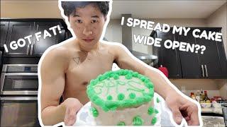 making a cake for the first time for my 3000 GAY subscribers (i creamed on camera)