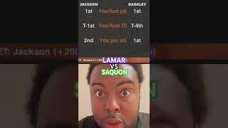 Lamar Jackson VS Saquon Barkley for NFL MVP!!! #lamarjackson #saquonbarkley #nfl
