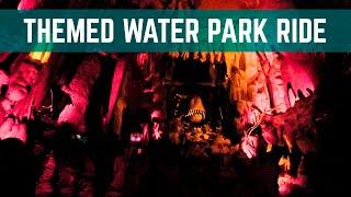 THEMED Water Park Ride! Voyage to the Center of the Earth - Water World