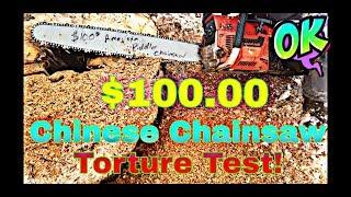 $100 Chinese Chainsaw Torture Test!