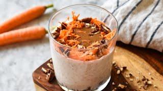 Carrot Cake Overnight Oats Recipe