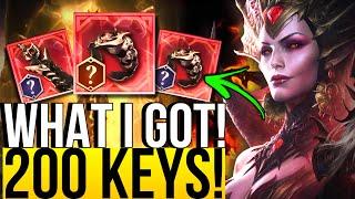 ️200 KEYS - WHAT I GOT FOR MY GEAR DUNGEON LOOT!️ | Watcher of Realms