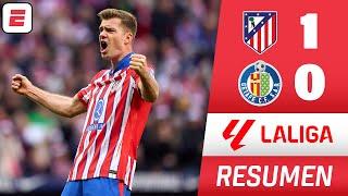 ATLÉTICO DE MADRID GANÓ 1-0 al GETAFE y ES LÍDER COLÍDER junto al BARCELONA | RESUMEN | La Liga