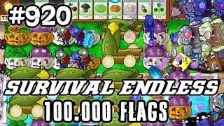 Plants vs Zombies Survival Endless 100000 Flags Part 920 | 18380 - 18400 Flags