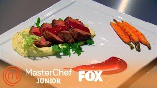 Alex's Filet Mignon Is A Show Stopper | Season 1 Ep. 2 | MASTERCHEF JUNIOR