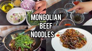 MONGOLIAN BEEF NOODLES