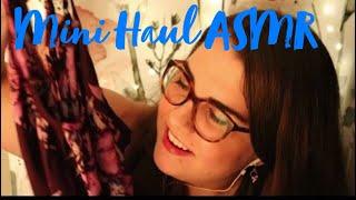 Mini Haul (Whispered and Soft Spoken ASMR, bag crinkles, rambles)