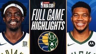 PACERS at BUCKS | EMIRATES NBA CUP  | FULL GAME HIGHLIGHTS | November 22, 2024