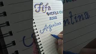 France X Argentina - FIFA World Cup Qatar 2022 | Navneet Setia| Calligraphy |  Lionel Messi