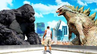 GTA 5 - KING KONG vs GODZILLA!