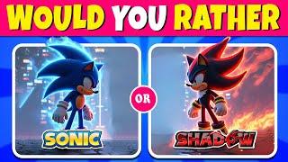 Would You Rather...? Sonic The Hedgehog 3 Edition ️