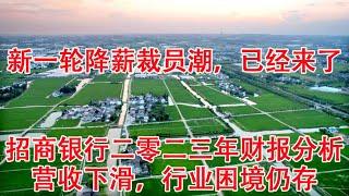 招商银行2023年财报分析：营收下滑，行业困境仍存，楼市低迷，中产阶层到底有没有希望？让一堆人只做蛋糕，不分蛋糕，还玩个屁。没有困难就制造困难，这样我们又能克服一个又一个困难了，又双赢。