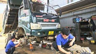 4x4 truck repair and maintenance after many years of operation by mechanics - Part 1