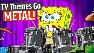 I Added METAL DRUMS to FAMOUS THEME SONGS