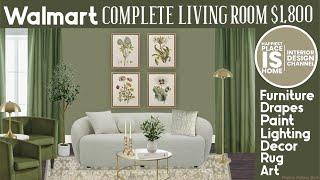 Walmart Complete Living Room for $1800 by an Interior Designer!