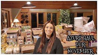 LARGE FAMILY BULK AZURE HAUL FOR THANKSGIVING, DEHYDRATING, CANNING, FD, YUMMY MEALS PLUS NEW ITEMS!