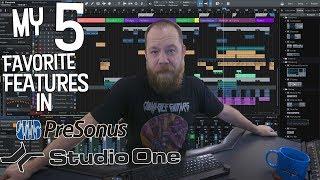 My 5 Favorite Features In Presonus Studio One!