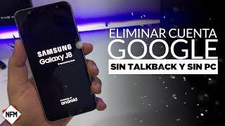 eliminar cuenta google en samsung sin talkback