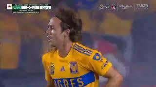 Gol de Sebastián Córdova | Tigres 1-1 Toluca | Liga BBVA MX - Clausura 2023 - Cuartos De Final IDA