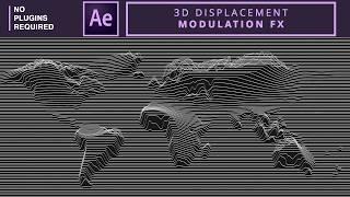 3D Displacement Modulation FX in After Effects | No Plugins