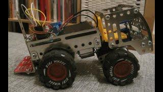 ATtiny85 truck following a curved line