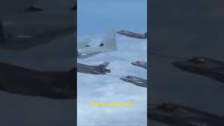 "Fueling the Sky: Four Fighter Jets Refuel in Perfect Harmony"