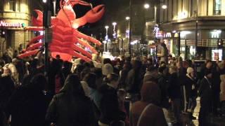Festival Of Light Huddersfield Sun 4 Dec 11 Street Scene