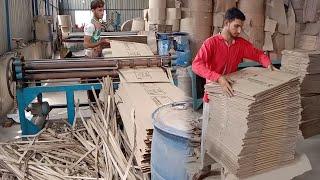 CARTON BOX MANUFACTURING PROCESS | CORRUGATED BOX MANUFACTURING AMAZINGLY