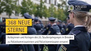 Neue Kommissarinnen und Kommissare für die Polizei Sachsen